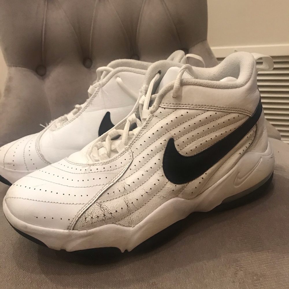 White Nike shoes